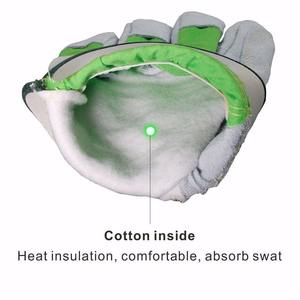 High Quality Canadian Cowhide Split Leather Rigger <b>Gloves</b> Heavy-Duty Industrial Gardening Work Safety <b>Gloves</b> for Men for <b>Fishing</b> - Product Image 6