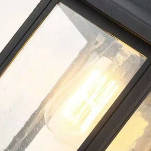 Lámpara de Pared LED para Exteriores RainLumen, Impermeable, E27, Solar, con Cuerpo de PC Blanco Cálido, Clasificación IP65, Forma Cuadrada y Larga - Product Image 6