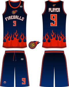 Maillot de basket-ball en polyester à maille de haute qualité, confortable, tendance, imprimé - Product Image 1