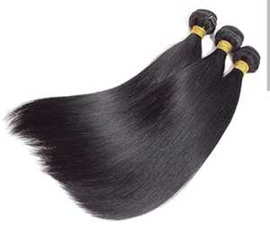 Compre 100% cabello Remy sin procesar Paquete de cabello liso indio crudo con color de cabello natural - Product Image 3