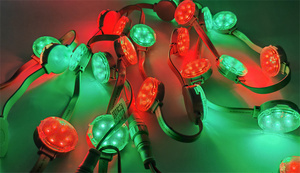 Hot bán RGB 40 mét 24V <span class=keywords><strong>LED</strong></span> <span class=keywords><strong>Pixel</strong></span> Lights trắng đỏ màu xanh lá cây-ngoài trời trang trí nội thất nhôm theo dõi pixels - Product Image 5