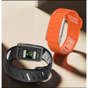 Bracelet connecté intelligent KR96Pro sans écran, moniteur de fréquence cardiaque et ECG, étanche 3ATM, bracelet en nylon et silicone, tracker sportif unisexe - Product Image 4
