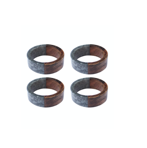 <b>Resin</b> & Wooden Napkin Ring Designer Look Napkin Ring <b>Table</b> <b>Top</b> Decorative Accessory at Reasonable Rate - Product Image 4
