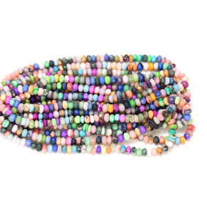 Cuentas Redondas de Ópalo Multicolor: Piedra Preciosa de Calidad AAA, 7-9 mm - Product Image 3