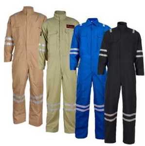 Overol reflectante OEM con traje antiestático a prueba de fuego, ropa impermeable ignífuga, ropa de trabajo industrial cómoda - Product Image 6