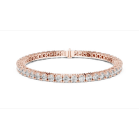 Bracelet à breloques en moissanite taille poire, argent sterling 925 plaqué rhodium, bijoux de mariage élégants et luxueux, bijoux fins faits à la main