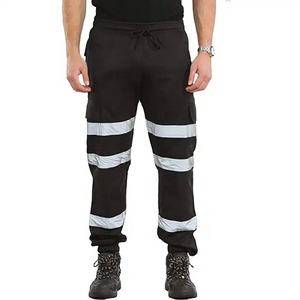 Pantalon de travail de sécurité personnalisable haute visibilité pour hommes Cargo tactique robuste avec logo personnalisé vente en gros qualité régulière - Product Image 4