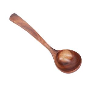 Colección de cucharas de madera hechas a mano de primera calidad, juego de herramientas de cocina suaves naturales, Ideal para cocinar, revolver, servir y hornear - Product Image 5