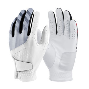 Guantes de golf Cabretta para hombre de excelente calidad Palma de cuero sintético suave con logotipo personalizado Deportes de cuero genuino - Product Image 6