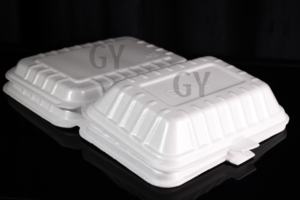 Boîte alimentaire Récipients en mousse Boîtes en mousse Récipients à manger jetables Boîte à trois compartiments Boîtes repas Récipients à lunch Boîtes à lunch - Product Image 6