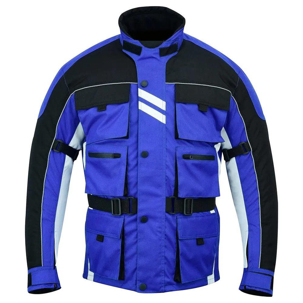 Jaqueta de couro para motocicleta, jaqueta de couro para homens, roupas de moto de corrida à prova d'água, de alta qualidade, para motociclismo