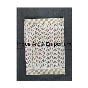 Tapis de Table indien en coton à imprimé Floral, ensemble de 6 serviettes et 6 tapis - Product Image 5
