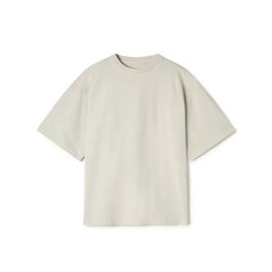 300 GSM เสื้อยืดผู้ชายโอเวอร์ไซส์ผ้าคอตตอนออร์แกนิก100% เสื้อแนวสตรีทระบายอากาศสีชมพูพรีเมี่ยมน้ำหนัก240กรัม - Product Image 6