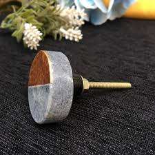 Perillas de madera de mármol para cajones de almacenamiento de cocina, acabado liso hecho a mano que mejora los hogares modernos - Product Image 5