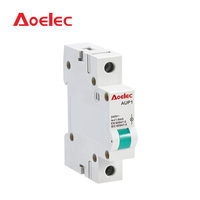 AUP1 Lampe indicatrice LED bleue 24V blanc froid à montage sur rail DIN IP20 18mm boîtier PA66 résistant au feu 0.3W