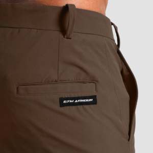 Pantalones Rectos GA Marrones para Ropa de Golf - Product Image 5