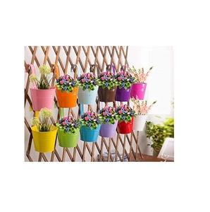 Maceta colgante moderna para plantas con maceta de metal para interior y exterior, artículos decorativos para el hogar, uso en el balcón del hogar - Product Image 3