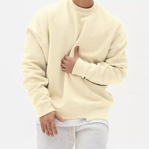 เสื้อสเวตเตอร์คอกลมของผู้ชายเสื้อมีฮู้ดสีพื้นมีกระเป๋าเสื้อกันหนาวมีฮู้ดแฟชั่นใหม่ - Product Image 4