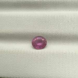 แซฟไฟร์สีชมพูธรรมชาติคู่สีที่ดีไพลินขั้นตอนตัดร้อนอัญมณีหลวมขายส่งเครื่องประดับหลวมทำแหวน - Product Image 1