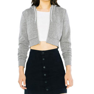 Nouveau été Streetwear mode à manches longues fermeture éclair polaire sweat à capuche brodé avant Logo à capuche col élégant hiver - Product Image 4