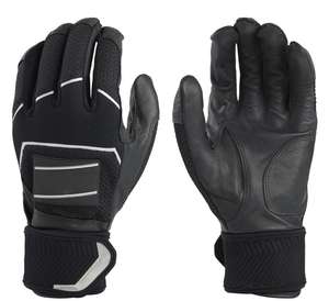 Qualité supérieure Dernier article Meilleure vente Top Logo personnalisé Gants de frappe de baseball en cuir respirant Matchs d'entraînement - Product Image 3