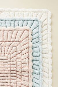 Tapis de salle de bain absorbant, tapis de bain antidérapant 16 x 24, tapis de sol en coton écologique, motif floral moderne, facile à nettoyer, séchage rapide - Product Image 5