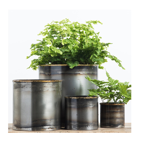 Florero personalizable de metal Diseño hecho a mano Florero galvanizado Venta en precio al por mayor para Decoración - Product Image 4