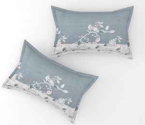 Ensemble de draps de lit 3 pièces en coton de qualité élégante Impression florale solide Style classique Confortable et idéal pour les cadeaux - Product Image 2