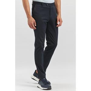 Pantaloni Casual in Lycra di cotone blu scuro 1003225900