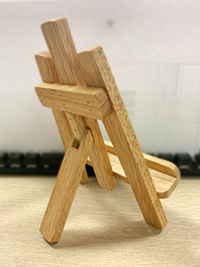 WOODEN <b>EASEL</b> CUSTOM DESIGN STURDY NATURAL WOOD - Product Image 5