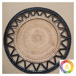 Handcrafted Rattan Placemat and Charger <b>Plates</b> Rustic Table <b>Decoration</b> Elegant <b>Wall</b> Hanging <b>for</b> Weddings and Dining - Product Image 6