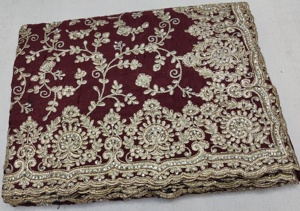 Lo último Dhwaja Export Multi Color Mujer Pure Jeri Jall and Border con Jarkan Stone Work Crepe Saree Collection - Product Image 5