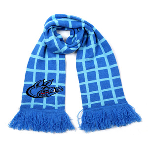 Bufanda larga de Jacquard personalizada, diseño personalizado, venta al por mayor, bufanda de abanico de punto de alta calidad, bufanda de punto transpirable Unisex para mujer - Product Image 5