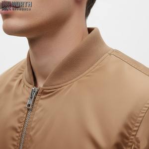 Haute qualité nouveau Design printemps et automne veste de vol unisexe fermeture éclair maillot coupe-vent durable Bomber veste Bomber veste - Product Image 5