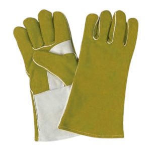Gants en cuir de vachette pleine fleur de qualité supérieure pour le travail, la soudure, la lutte contre les incendies, le barbecue – usage général, flexibles, logo personnalisable - Product Image 4