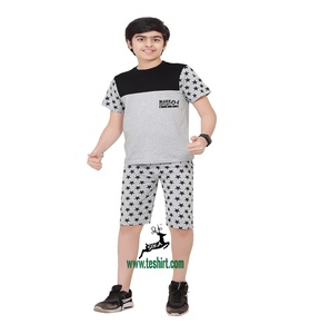 Ropa Infantil Transpirable y Ecológica de Bajo Precio y la Mejor Calidad, 100% Algodón, Manga Corta, Cuello Redondo, para Verano - Product Image 4