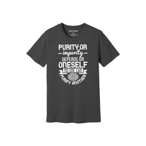 เสื้อยืดคอกลมแขนสั้นลำลองสำหรับผู้หญิง ผ้าฝ้าย 100% พิมพ์ลายโลโก้ธีมพระพุทธรูปแบบ 3 มิติ มี 12 สีให้เลือก น้ำหนัก 180 กรัม เนื้อผ้าระบายอากาศได้ดี - Product Image 3