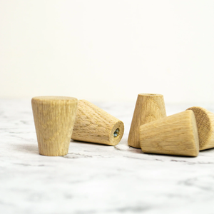 Perillas de madera para muebles de grano de madera Natural, perillas de armario de madera, tiradores de cajón, tiradores de tocador, tiradores de armario - Product Image 6