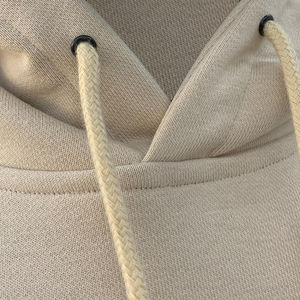 Sweat-shirt à capuche en coton lourd pour homme avec logo personnalisé, streetwear, sweat-shirt en molleton, décontracté, surdimensionné, essentiel - Product Image 3