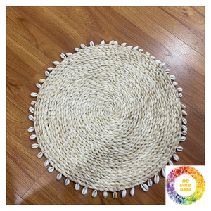 Elegant Natural Rattan Placemats Handmade <b>Charger</b> <b>Plates</b> Table Decoration for Wedding Dining and Rustic Wall Hanging - Product Image 6