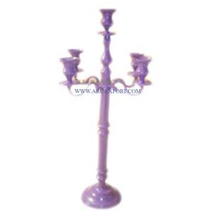 Candelabro de Metal Grande de Diseño Atractivo, Decoración Moderna para Mesa de Boda, Candelabro Interior para Suelo y Mesa - Product Image 1