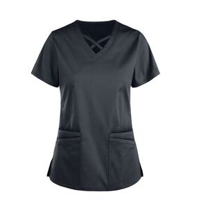 Custom logo Casual Wear Short Sleeve Long Sleeve Hospital Uniform <b>Scrubs</b> Work Wear Dental Medical White Nurse Uniform <b>Scrub</b> <b>Set</b> - Product Image 1