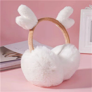 Couvre-oreilles pliables unisexes quatre saisons en gros, cache-oreilles en peluche avec couleurs personnalisées, imprimé tendance, design amovible - Product Image 1