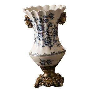 Jarrón de Cerámica Moderno y Elegante para Decoración de Restaurantes y Hoteles, Jarrón de Cerámica Blanco Clásico para Decoración de Bodas, Eventos y Fiestas - Product Image 4