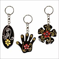 Porte-clés d'ornement en bois personnalisé et porte-clés de coquille et cadeau magnétique pour la maison, cadeaux de pendaison de crémaillère et Souvenir