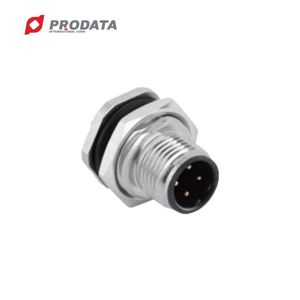 B Código M12 Conectores macho de 5 pines Receptáculo de panel de cable recto - Product Image 5