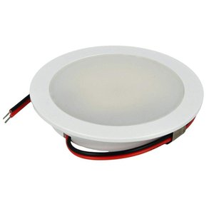 Mini rotondo incasso faretto a LED corpo bianco 5W AC/DC 12V DC 24V freddo 6000K foro 60mm-illuminazione/faretto - Product Image 1