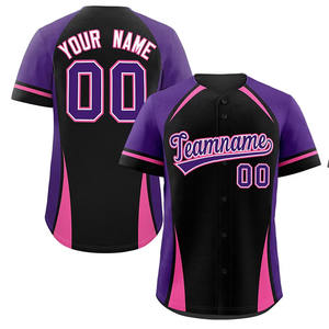 Maillot de Baseball Sublimé Respirant Professionnel Logo Personnalisé Nom et Couleur Maillot de Baseball Sublimé - Product Image 5