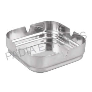 CENDRIER CARRÉ Design métallique élégant et durable pour la maison, le bureau et l'extérieur - Product Image 1