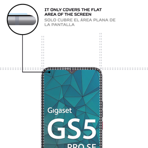 Protection d'écran antichoc pour téléphone portable Gigaset GS5 Pro SE Premium - Product Image 4